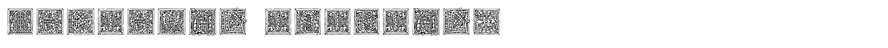 Medieval Initials
